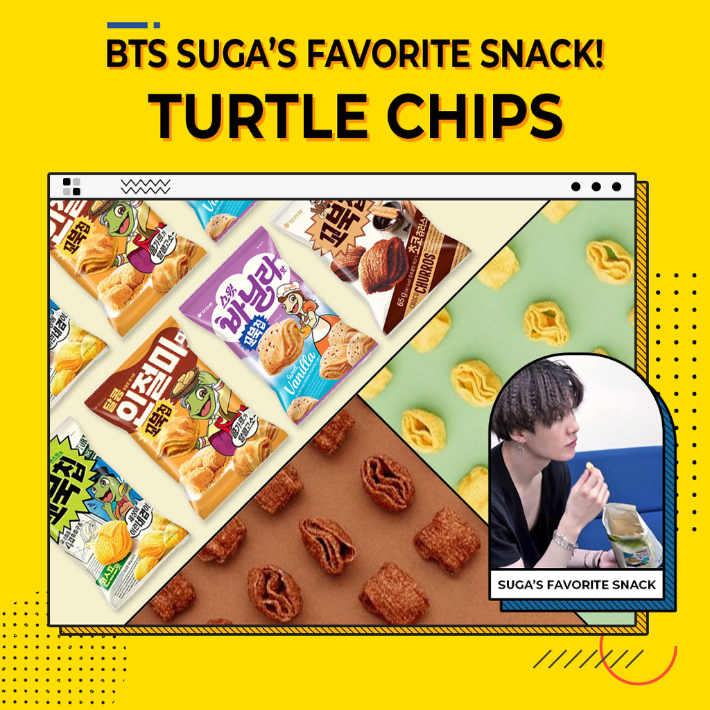 SUGA’s favorite snack!💜Turtle Chips🌽السناك المفضل عند شوقا!💜رقائق شيبس السلحفات