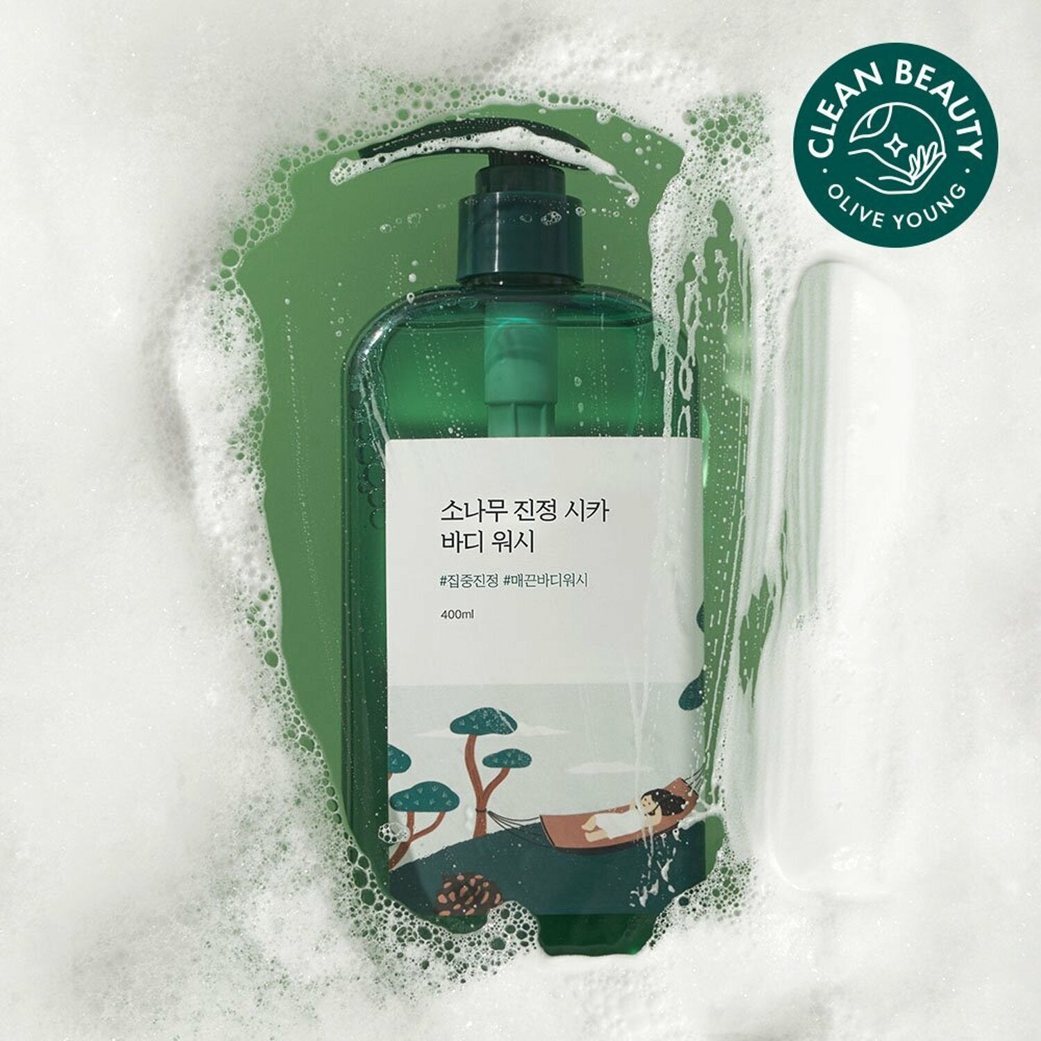 Pine Tree Cica Soothing Body Wash 400mL