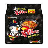 Samyang Buldak Chicken Stir Fried Ramen Spicy Noodle, Original 5 pack