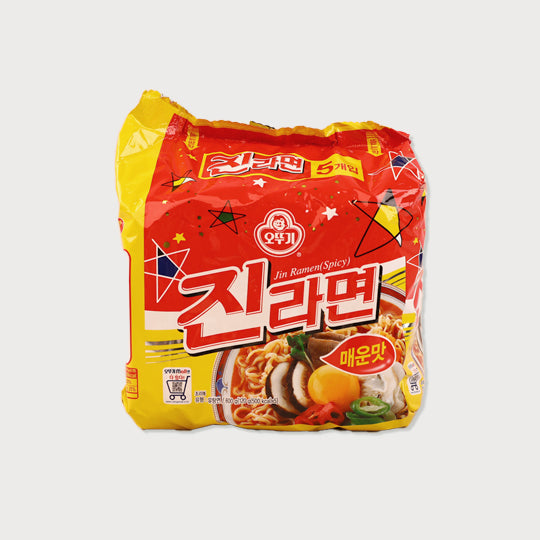 Jin Ramen (Spicy Flavor) 120g x 5ea