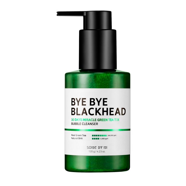 Bye Bye Blackhead 30Days Miracle Green Tea Tox Bubble Cleanser 120g