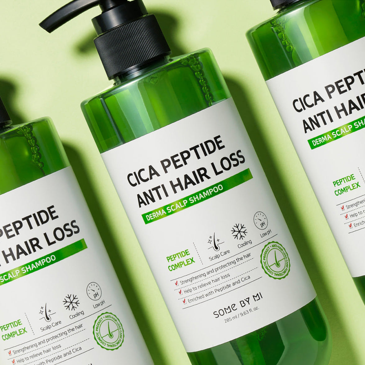 Cica Peptide Anti Hair Loss Derma Scalp Shampoo 285ml