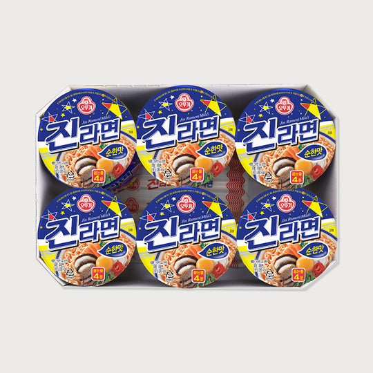 Jin Ramen Cup (Mild Flavor) 65g x 6ea