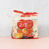 Rapokki سريع التحضير (المعكرونة الكورية وكعكة الأرز) × 4 لكل وحدة
